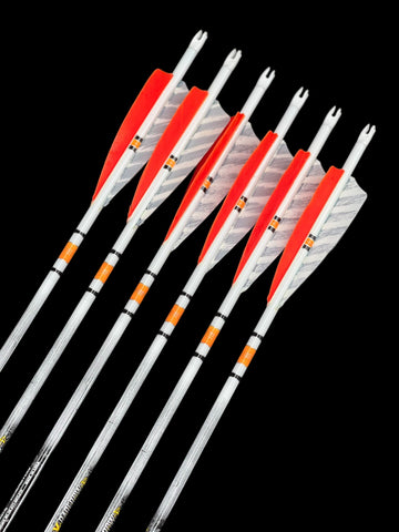 Bare bow arrows