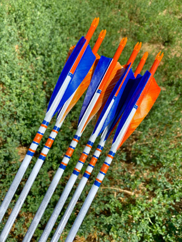 Traditional Barebow Arrows - 340 Spine