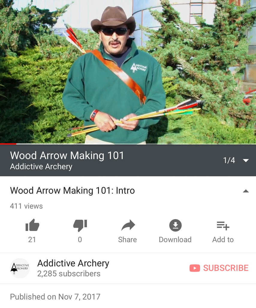 Wood Arrow Making 101 Series