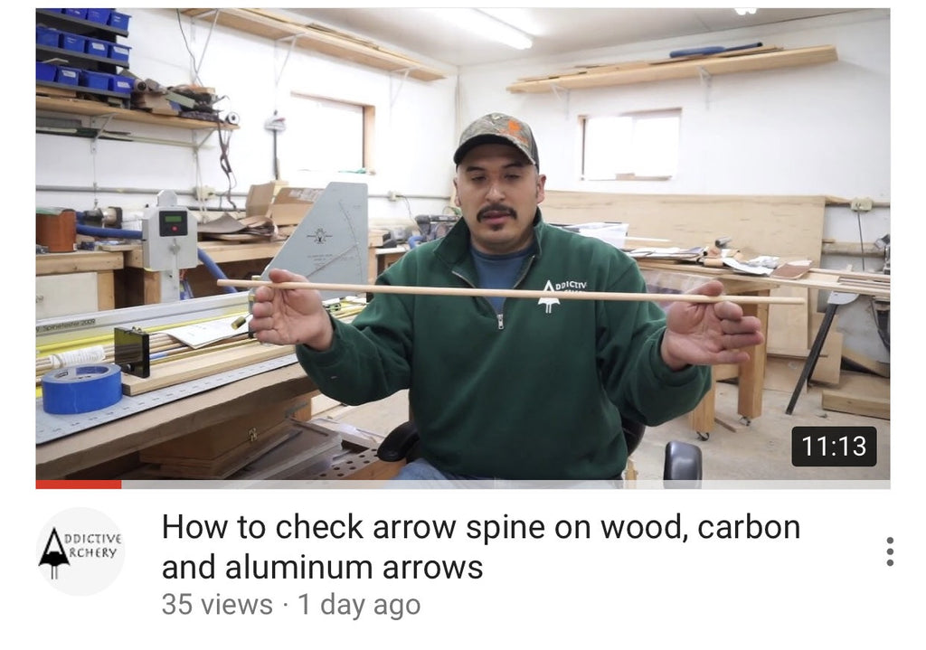 How to check arrow spine