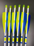 Traditional Barebow Arrows - 340 Spine