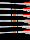 Fluorescent Orange cresting