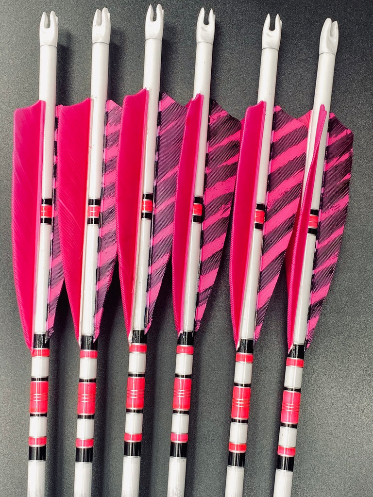 Traditional Barebow Arrows 500 Spine Addictive Archery