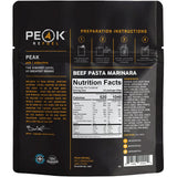 Beef Pasta Marinara by Peak Refuel