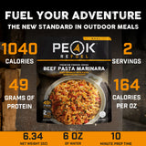 Beef Pasta Marinara by Peak Refuel