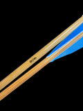 80/85 test arrow sky blue feather