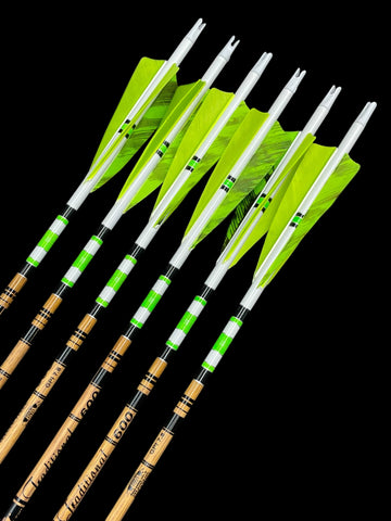 Gold tip traditional arrows