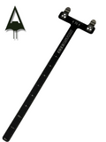 black aluminum bow square