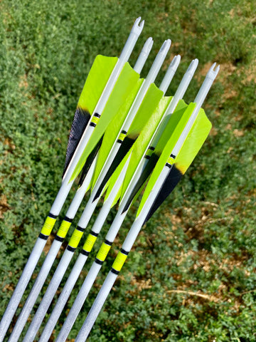 Traditional Barebow Arrows - 400 Spine