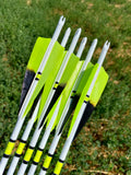 Traditional Barebow Arrows - 400 Spine