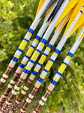 Gold Tip 340 Traditional Classic XT Arrows.