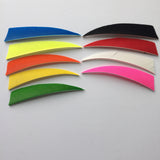 4 inch Solid Colored Shield Cut Feathers. 