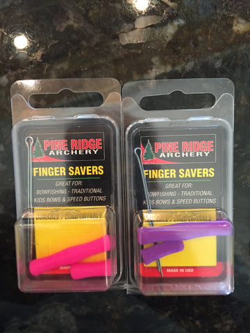 Pink and Purple finger savers