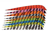 4" Parabolic Barred Color Feathers